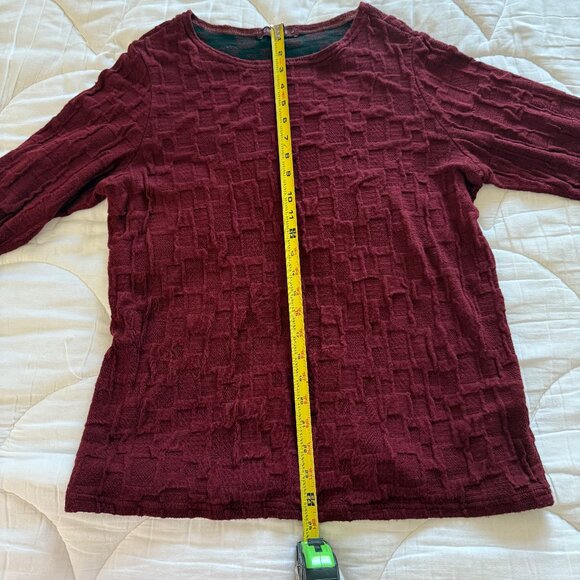 Cut Loose Sweater Set – Top & Skirt – Burgundy, Size Large NWOT - Picture 9 of 16